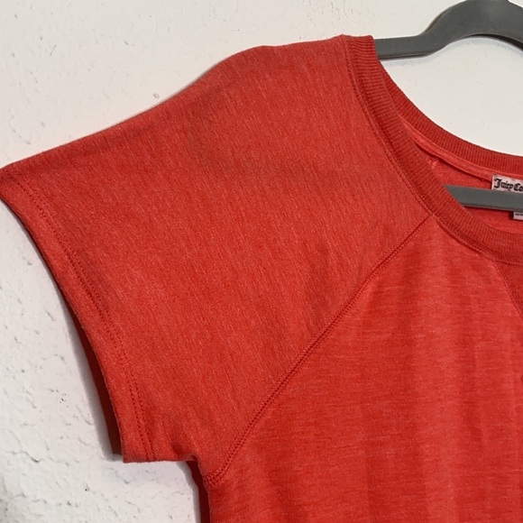 Juicy Couture Women's Pink Short Sleeve Mini Dress Drawstring Waist size Small - Picture 3 of 6